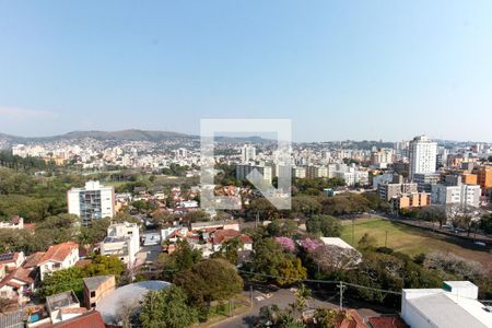 Vista Sala de apartamento à venda com 1 quarto, 53m² em Petrópolis, Porto Alegre