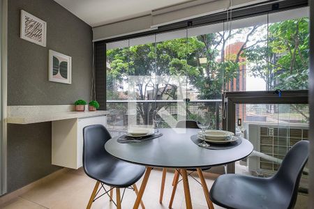 Studio - Varanda de kitnet/studio para alugar com 1 quarto, 28m² em Sumarezinho, São Paulo