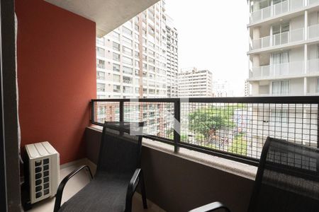 Sacada de kitnet/studio para alugar com 1 quarto, 27m² em Consolação, São Paulo