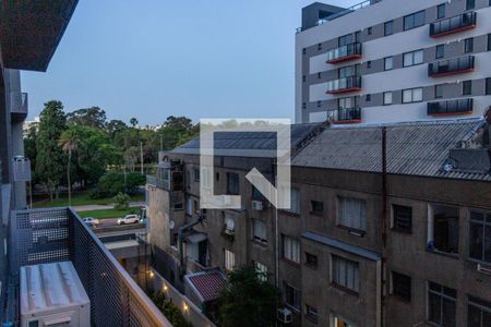 Vista do Quarto de kitnet/studio à venda com 1 quarto, 25m² em Centro Histórico, Porto Alegre