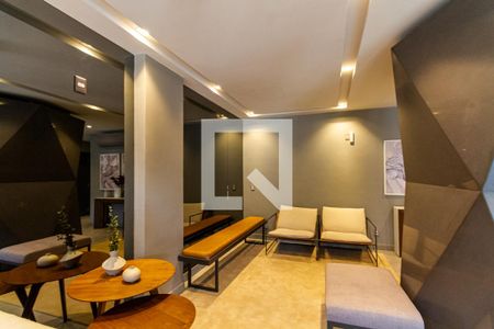 Studio para alugar com 25m², 1 quarto e 1 vaga Studio para alugar com 25m², 1 quarto e 1 vagaHall de entrada