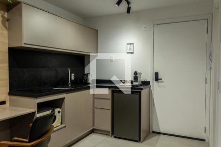 Cozinha de kitnet/studio para alugar com 1 quarto, 25m² em Centro Histórico, Porto Alegre