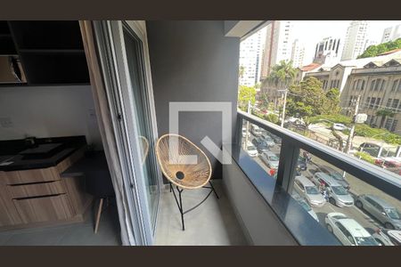Sacada de kitnet/studio para alugar com 1 quarto, 25m² em Jardim Paulista, São Paulo
