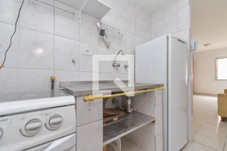 Cozinha de kitnet/studio à venda com 1 quarto, 31m² em Campos Elíseos, São Paulo