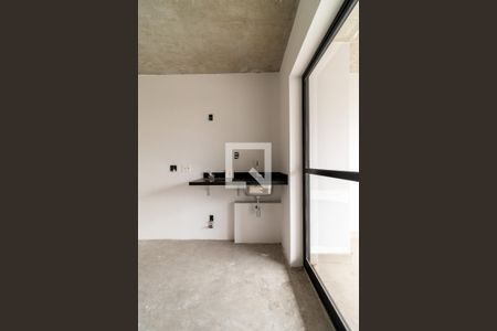 Cozinha de kitnet/studio à venda com 1 quarto, 29m² em Bom Retiro, São Paulo
