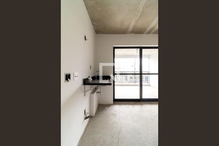 Cozinha de kitnet/studio para alugar com 1 quarto, 29m² em Bom Retiro, São Paulo