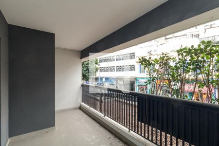 Varanda do Studio de kitnet/studio para alugar com 1 quarto, 33m² em Campos Elíseos, São Paulo