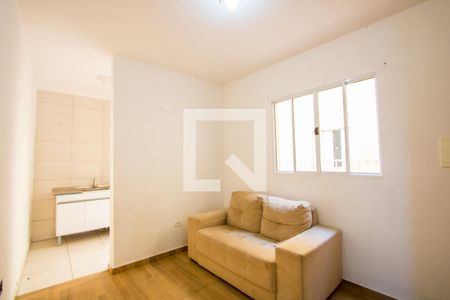 Sala de apartamento à venda com 2 quartos, 44m² em Vila Guaraciaba, Santo André