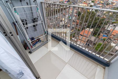 Varanda da Sala de apartamento à venda com 2 quartos, 72m² em Itaquera, São Paulo