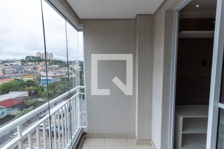 Varanda da Sala de apartamento para alugar com 2 quartos, 63m² em Jardim Arize, São Paulo