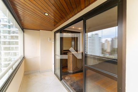 Varanda da Sala de apartamento à venda com 3 quartos, 98m² em Vila Andrade, São Paulo