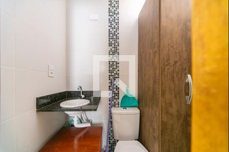 Banheiro  de apartamento à venda com 2 quartos, 110m² em Vila Dora, Santo André