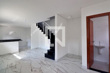 Sala de casa à venda com 3 quartos, 120m² em Parque Novo Oratório, Santo André