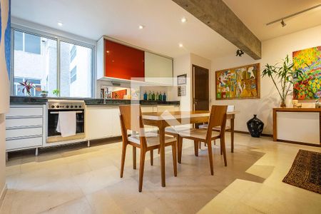 Sala/Cozinha de apartamento à venda com 1 quarto, 100m² em Jardim Paulista, São Paulo