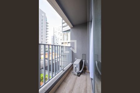 Studio - Varanda de kitnet/studio à venda com 1 quarto, 24m² em Jardim Paulistano, São Paulo