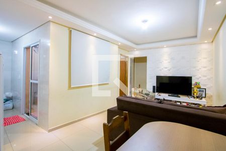 Sala de apartamento à venda com 2 quartos, 58m² em Jardim Paraíso, Santo André