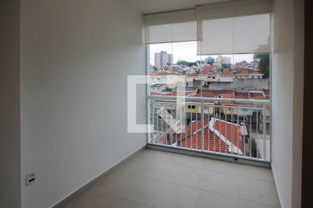 Varanda da Sala de apartamento para alugar com 1 quarto, 46m² em Vila Dom Pedro I, São Paulo