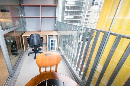 Varanda da Sala de kitnet/studio para alugar com 1 quarto, 28m² em Sumarezinho, São Paulo