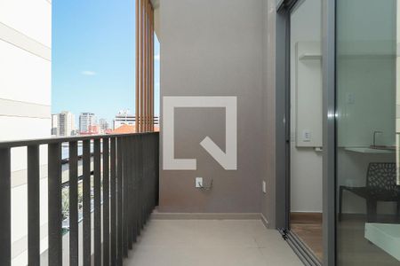 Varanda de kitnet/studio para alugar com 1 quarto, 25m² em Vila Mariana, São Paulo