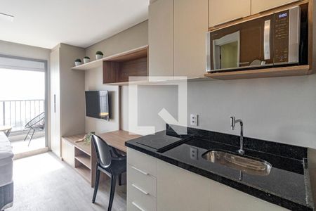 Studio - Cozinha de kitnet/studio para alugar com 1 quarto, 25m² em Vila Mariana, São Paulo