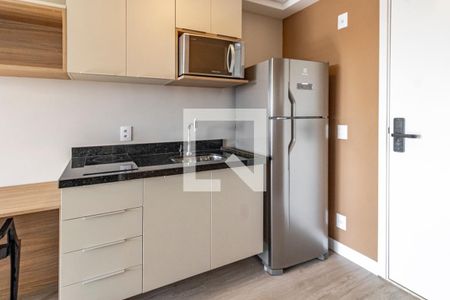 Studio - Cozinha de kitnet/studio para alugar com 1 quarto, 25m² em Vila Mariana, São Paulo