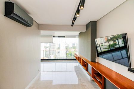 Sala de apartamento para alugar com 1 quarto, 50m² em Jardim Santo Amaro, São Paulo