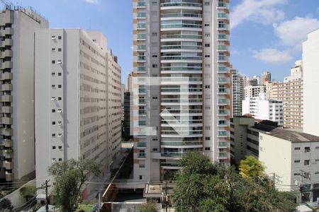 Vista da varanda do quarto   de apartamento à venda com 1 quarto, 42m² em Perdizes, São Paulo