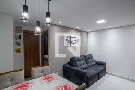 Sala  de apartamento para alugar com 2 quartos, 51m² em Chácaras Reunidas Santa Terezinha, Contagem