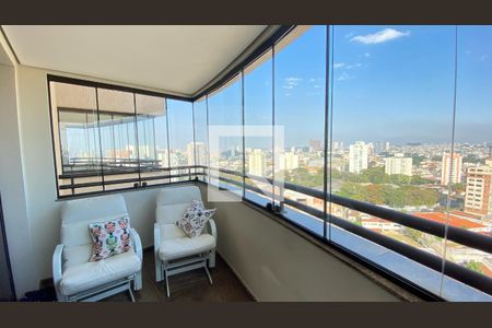 Varanda da Sala  de apartamento à venda com 4 quartos, 186m² em Vila Formosa, São Paulo