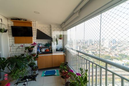 Varanda de apartamento à venda com 2 quartos, 70m² em Chácara Seis de Outubro, São Paulo