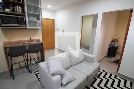 Sala/Cozinha de apartamento à venda com 2 quartos, 30m² em Vila Celeste, São Paulo