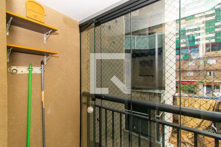Varanda da Sala de kitnet/studio à venda com 1 quarto, 28m² em Sé, São Paulo