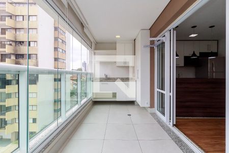 Sala - Varanda de apartamento à venda com 1 quarto, 43m² em Campo Belo, São Paulo