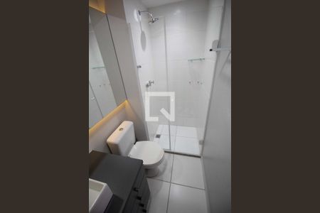 Banheiro da Suíte de apartamento para alugar com 1 quarto, 58m² em Vila Clementino, São Paulo