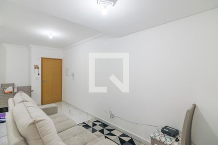 Sala de apartamento para alugar com 2 quartos, 48m² em Vila Homero Thon, Santo André