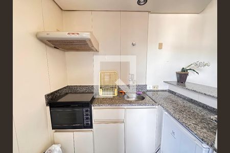Cozinha de apartamento para alugar com 1 quarto, 36m² em Lourdes, Belo Horizonte
