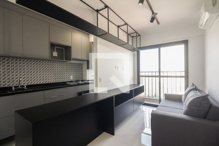 Sala  de apartamento à venda com 1 quarto, 34m² em Vila Mafra, São Paulo