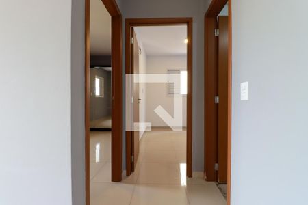 Corredor Sala - Quartos de apartamento para alugar com 2 quartos, 50m² em Nova Aliança, Ribeirão Preto