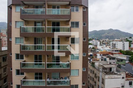 Varanda da Sala - Vista de apartamento à venda com 3 quartos, 79m² em Méier, Rio de Janeiro