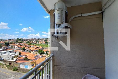 Varanda da Sala  de apartamento para alugar com 3 quartos, 61m² em Residencial Parque da Fazenda, Campinas