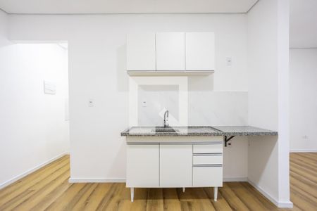 Cozinha de apartamento para alugar com 1 quarto, 22m² em Centro, Osasco