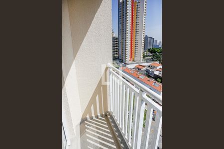 Varanda  de apartamento para alugar com 1 quarto, 38m² em Vila Assunção, Santo André