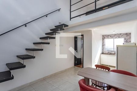 Sala de kitnet/studio para alugar com 1 quarto, 30m² em Centro, Diadema