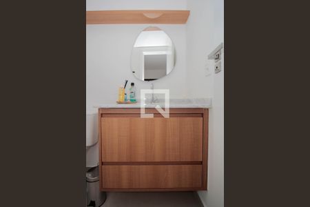 Banheiro da Suíte de kitnet/studio para alugar com 1 quarto, 29m² em Sumare, São Paulo