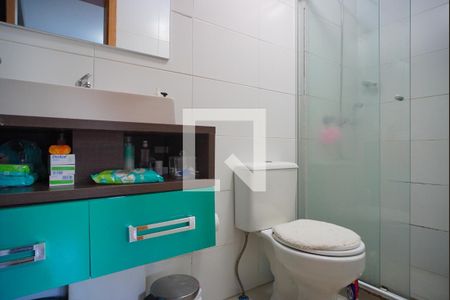 Banheiro da Suíte de apartamento à venda com 2 quartos, 58m² em Higienópolis, Porto Alegre