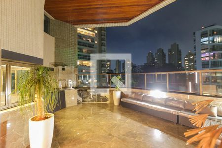 Varanda da Sala de apartamento para alugar com 3 quartos, 255m² em Jardim Fonte do Morumbi, São Paulo
