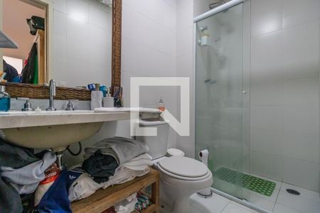 Banheiro de apartamento à venda com 1 quarto, 50m² em Tamboré, Santana de Parnaíba