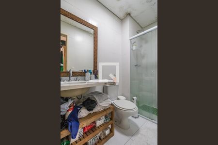 Banheiro de apartamento para alugar com 1 quarto, 50m² em Tamboré, Santana de Parnaíba