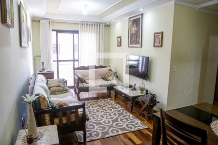 Sala de apartamento à venda com 3 quartos, 76m² em Vila Gilda, Santo André