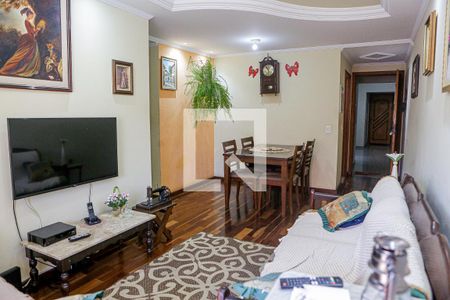 Sala de apartamento à venda com 3 quartos, 76m² em Vila Gilda, Santo André